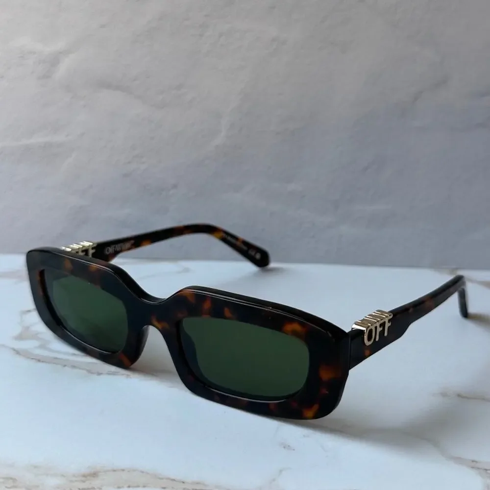 NEW Off White Renton Havana Brown Unisex Sunglasses